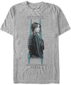 Men_s Star Wars Rogue One Jyn Defiance U-Wing Stance T-Shirt