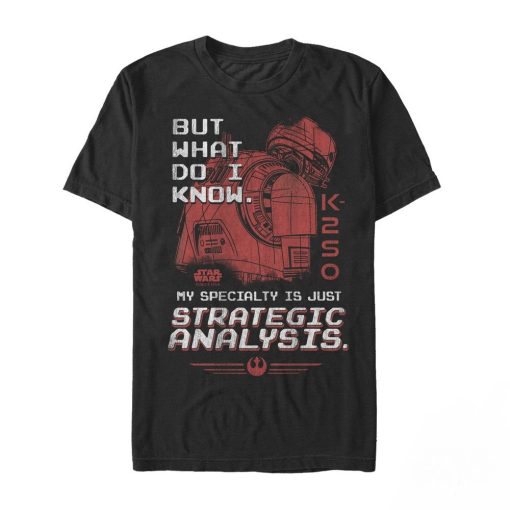 Men_s Star Wars Rogue One K-2SO Strategic Analysis T-Shirt