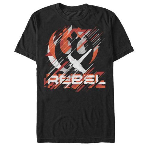 Men_s Star Wars Rogue One Rebel Crest Streaks T-Shirt