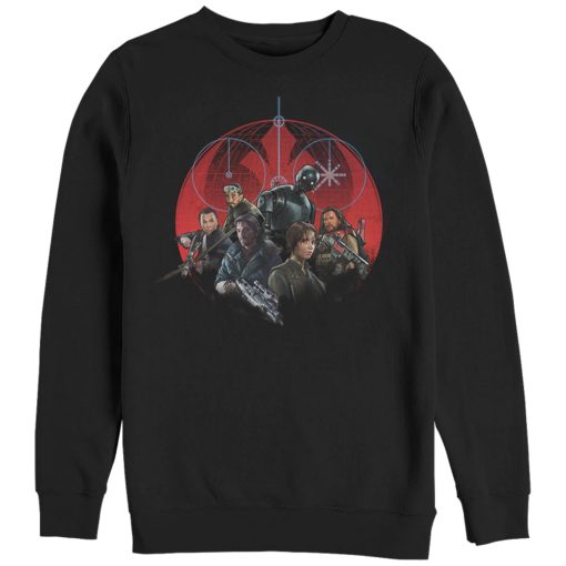 Men_s Star Wars Rogue One Rebel Spy Group Shot Sweatshirt