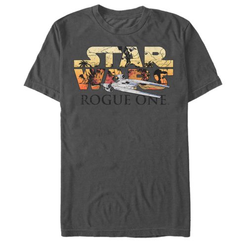 Men_s Star Wars Rogue One Rebel U-Wing Battle Logo T-Shirt