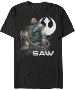 Men_s Star Wars Rogue One Saw Gerrera Pose T-Shirt