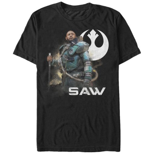 Men_s Star Wars Rogue One Saw Gerrera Pose T-Shirt