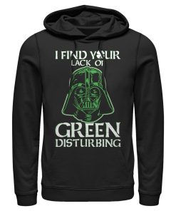Men_s Star Wars St. Patrick_s Day Vader Lack of Clover Pull Over Hoodie