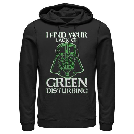 Men_s Star Wars St. Patrick_s Day Vader Lack of Clover Pull Over Hoodie