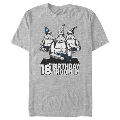 Men_s Star Wars Stormtrooper Party Hats Trio 18th Birthday Trooper T-Shirt