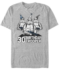 Men_s Star Wars Stormtrooper Party Hats Trio 40th Birthday Trooper T-Shirt