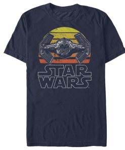 Men_s Star Wars TIE Fighter Retro T-Shirt