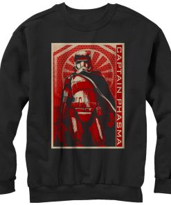Men_s Star Wars The Force Awakens Captain Phasma Poster Sweatshirt