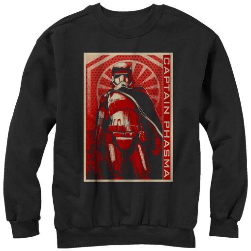 Men_s Star Wars The Force Awakens Captain Phasma Poster Sweatshirt