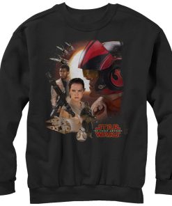 Men_s Star Wars The Force Awakens Characters Sweatshirt