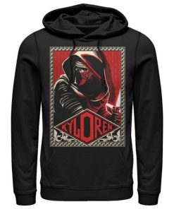 Men_s Star Wars The Force Awakens Kylo Ren Poster Pull Over Hoodie