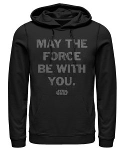 Men_s Star Wars The Force is With You Pull Over Hoodie
