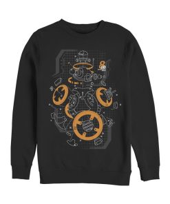 Men_s Star Wars The Last Jedi BB-8 Deconstructed View Sweatshirt
