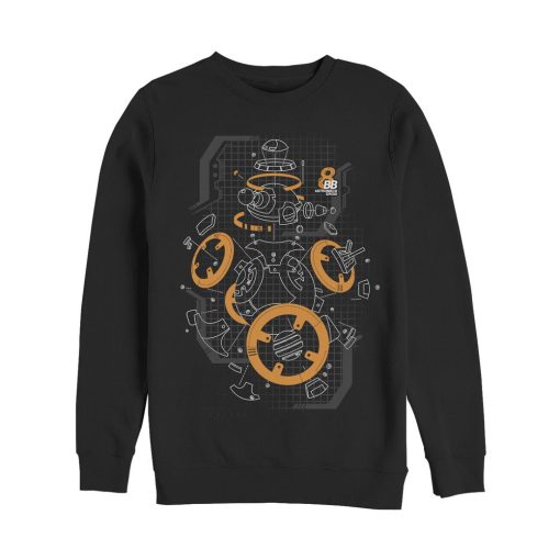 Men_s Star Wars The Last Jedi BB-8 Deconstructed View Sweatshirt