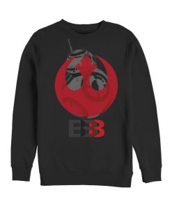 Men_s Star Wars The Last Jedi BB-8 Rebel Emblem Sweatshirt