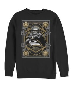 Men_s Star Wars The Last Jedi Captain Phasma Card Sweatshirt