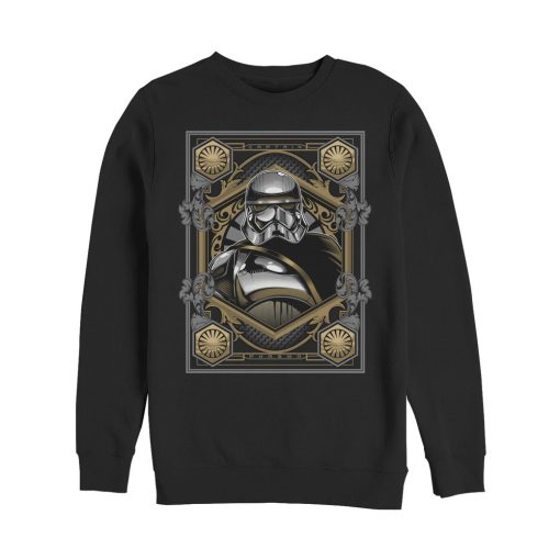 Men_s Star Wars The Last Jedi Captain Phasma Card Sweatshirt