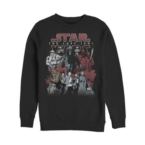 Men_s Star Wars The Last Jedi Group Shot Sweatshirt