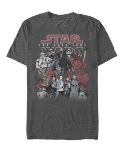 Men_s Star Wars The Last Jedi Group Shot T-Shirt