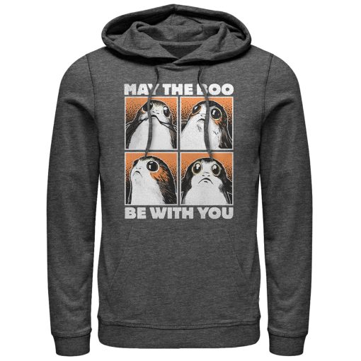 Men_s Star Wars The Last Jedi Halloween Porg Boo With You Pull Over Hoodie