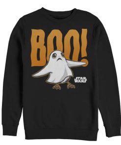Men_s Star Wars The Last Jedi Halloween Porg Ghost Sweatshirt