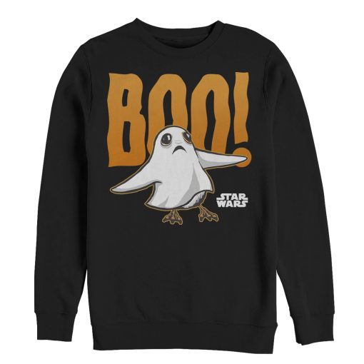 Men_s Star Wars The Last Jedi Halloween Porg Ghost Sweatshirt