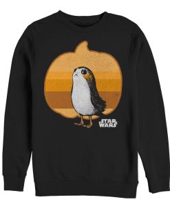 Men_s Star Wars The Last Jedi Halloween Porg Pumpkin Sweatshirt