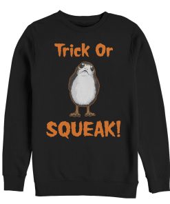 Men_s Star Wars The Last Jedi Halloween Porg Squeak Sweatshirt