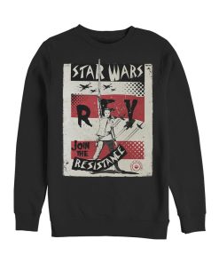 Men_s Star Wars The Last Jedi Join Rey Poster Sweatshirt