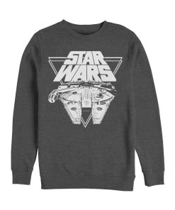 Men_s Star Wars The Last Jedi Millennium Falcon Triangle Sweatshirt