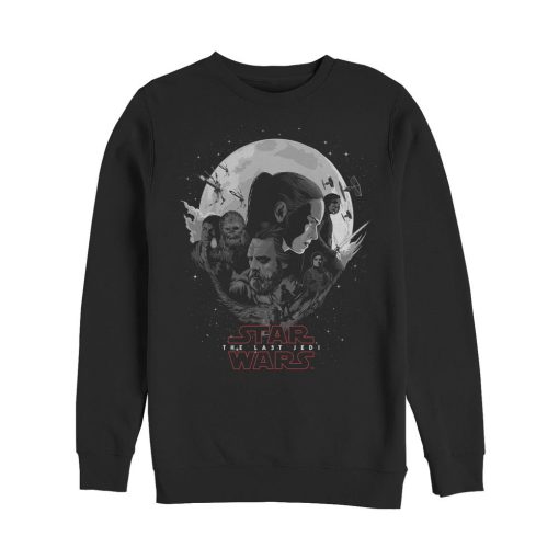 Men_s Star Wars The Last Jedi Planet Logo Sweatshirt