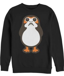 Men_s Star Wars The Last Jedi Porg Cartoon Sweatshirt