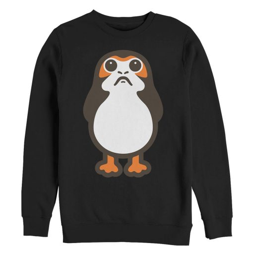 Men_s Star Wars The Last Jedi Porg Cartoon Sweatshirt