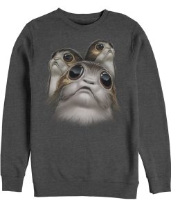 Men_s Star Wars The Last Jedi Porg Eyes Sweatshirt