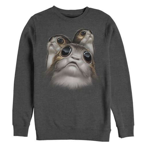 Men_s Star Wars The Last Jedi Porg Eyes Sweatshirt