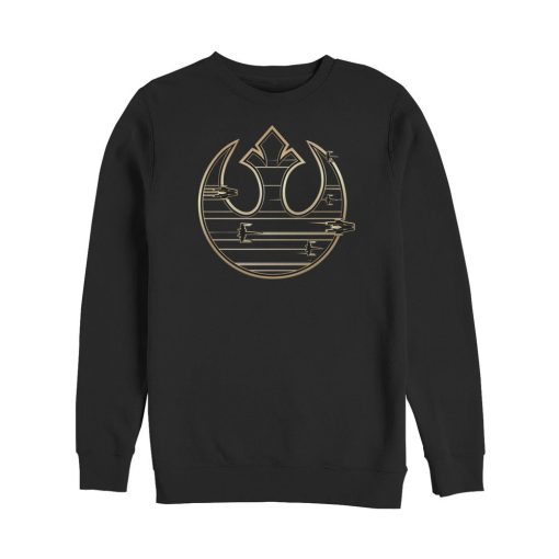 Men_s Star Wars The Last Jedi Rebel Logo Streak Sweatshirt