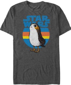 Men_s Star Wars The Last Jedi Retro Porg T-Shirt