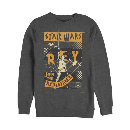 Men_s Star Wars The Last Jedi Rey Join Resistance Sweatshirt