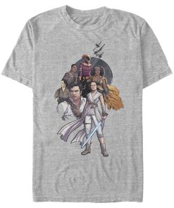 Men_s Star Wars The Rise of Skywalker Artistic Rebel Collage T-Shirt