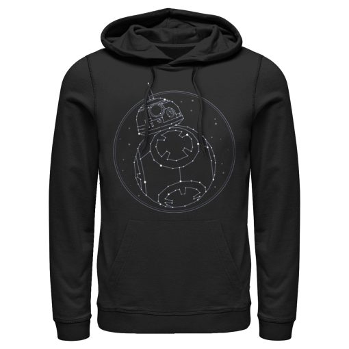 Men_s Star Wars The Rise of Skywalker BB-8 Starry Constellation Pull Over Hoodie