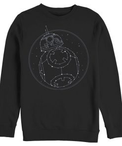 Men_s Star Wars The Rise of Skywalker BB-8 Starry Constellation Sweatshirt