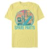 Men_s Star Wars The Rise of Skywalker Babu Frik C-3PO Spare Parts T-Shirt