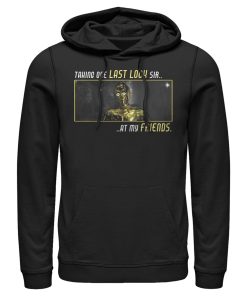 Men_s Star Wars The Rise of Skywalker C-3PO One Last Look Pull Over Hoodie