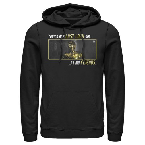 Men_s Star Wars The Rise of Skywalker C-3PO One Last Look Pull Over Hoodie