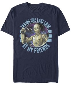 Men_s Star Wars The Rise of Skywalker C-3PO Taking One Last Look T-Shirt