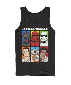 Men_s Star Wars The Rise of Skywalker Character Grid Tank Top
