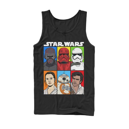 Men_s Star Wars The Rise of Skywalker Character Grid Tank Top