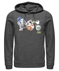 Men_s Star Wars The Rise of Skywalker Droid Party Pull Over Hoodie
