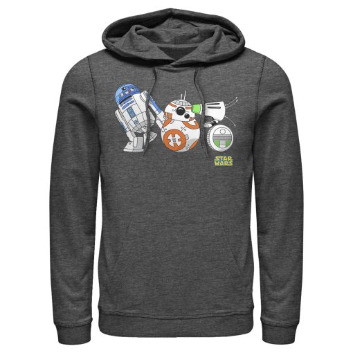 Men_s Star Wars The Rise of Skywalker Droid Party Pull Over Hoodie